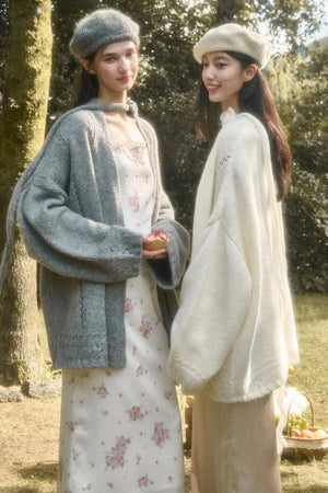 Comfortable Embroidery Top & Skirt Set-Up