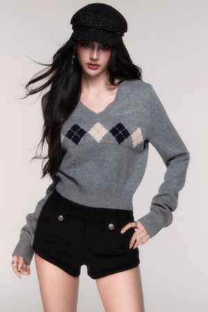 Comfortable Wool A-Line Shorts