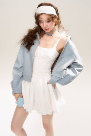 Confession of Clouds Patchwork Slip Dress