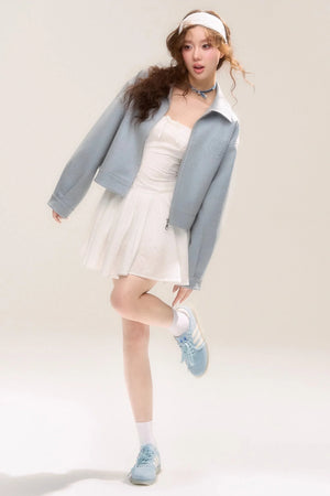Confession of Clouds Patchwork Slip Dress