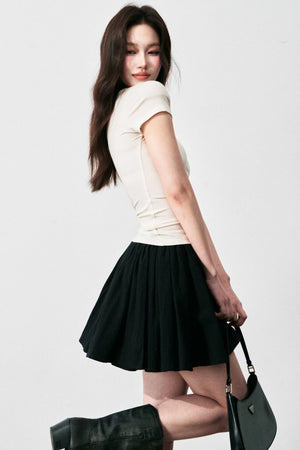 Confident Chic Shoulder Tee