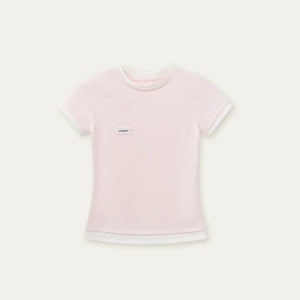 Contrasting Cotton Slim-Fit Top