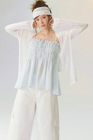 Cool Buttonless Long Sleeve Cardigan