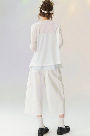 Cool Buttonless Long Sleeve Cardigan