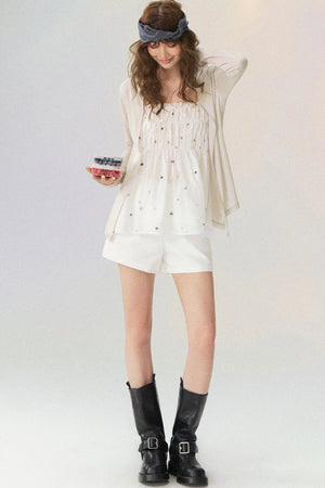 Cool Buttonless Long Sleeve Cardigan