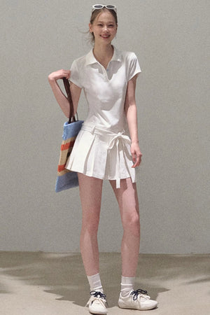 Cool Cotton Polo Skirt Set-Up