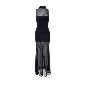 Cool Mesh Long Skirt Dress