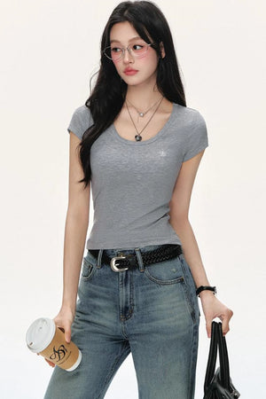 CoolSense U-Neck Tencel Tee