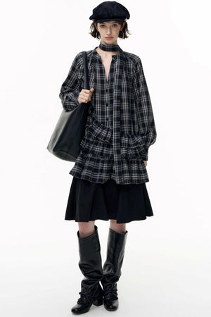 Copper Plaid Shirt