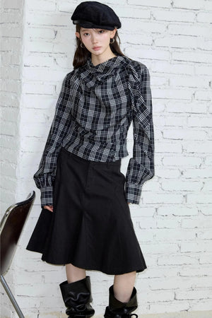 Copper Plaid Shirt