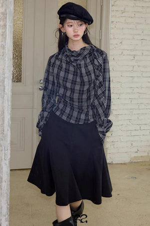 Copper Plaid Shirt