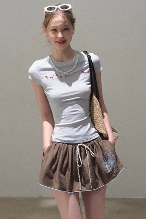 Copper Umbrella Skirt