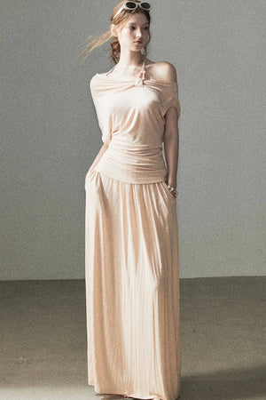 Coral Sea French Lazy Top and Skirt Set-Up