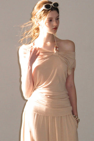 Coral Sea French Lazy Top and Skirt Set-Up