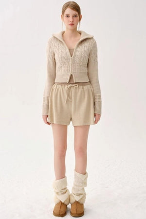 Corduroy Knit Shorts