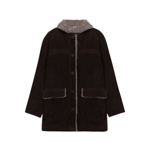 Corduroy Plush Patchwork Jacket