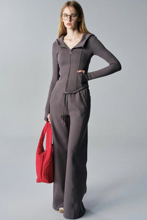 Corridor Set Hooded Sweatshirt Jacket & Pants Set-Up
