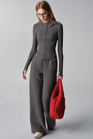 Corridor Set Hooded Sweatshirt Jacket & Pants Set-Up