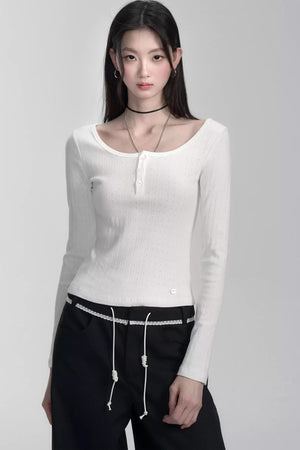 Cotton Basic Slim T-Shirt