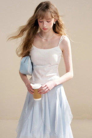 Cotton Daisy Padded Camisole