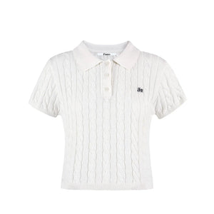 Cotton Knit Polo Set-Up