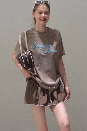 Cotton Lounge Top Shorts Set-Up