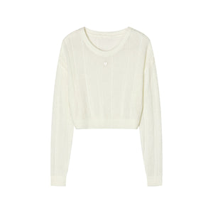 Cotton Puffs Girly Style Sweater