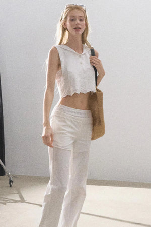 Cotton Tank & Pleated Skirt Set-Up