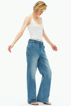 Cotton Vintage Washed Jeans