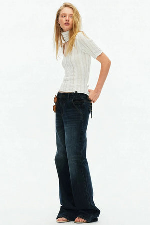 Cotton Vintage Washed Jeans