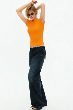 Cotton Vintage Washed Jeans