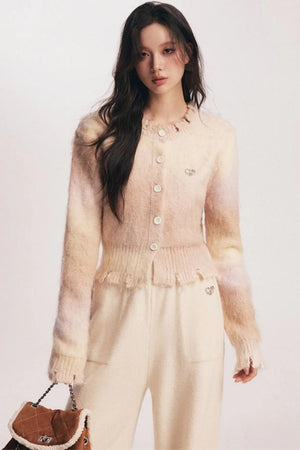 Cozy Gradient Knit Cardigan