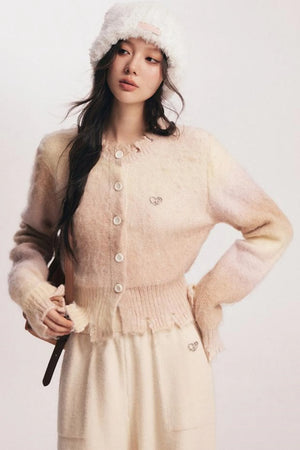 Cozy Gradient Knit Cardigan