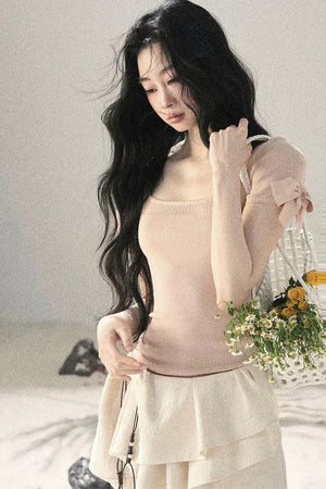 Cropped Hollow-Out Top