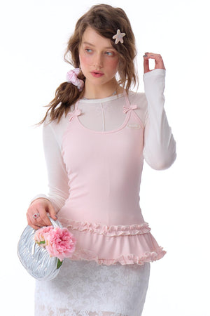 Cropped Knit Halterneck Vest
