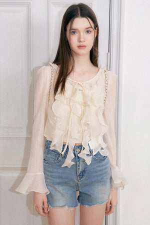 Cropped Two-Piece Cardigan Set