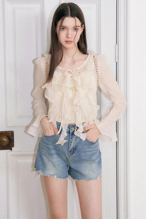 Cropped Two-Piece Cardigan Set