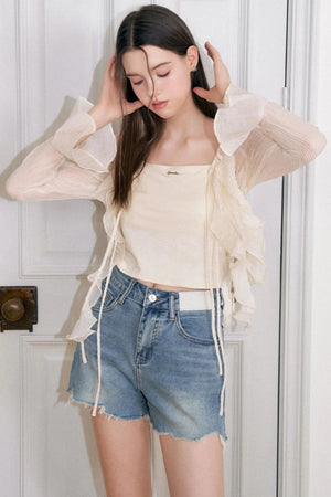 Cropped Two-Piece Cardigan Set