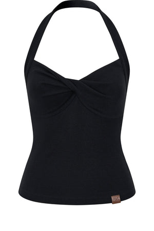 Cross-Knot V-Neck Knit Vest