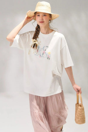 Cross-Stitch Embroidered Top