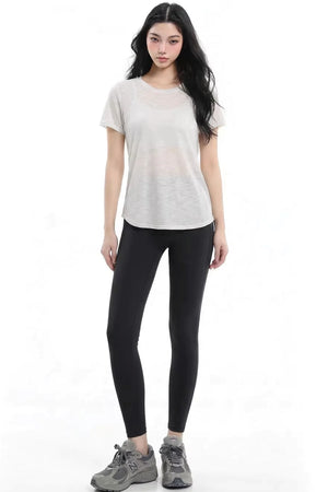 Cut-Out Back Yoga Top