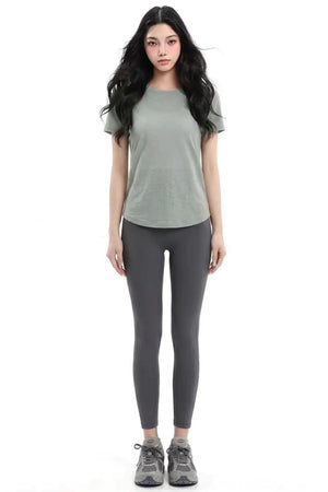 Cut-Out Back Yoga Top