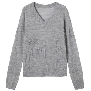 Cut-Out Knitted Sweater