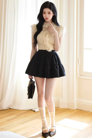 Daffodil Lace Ruffled Top Set-Up