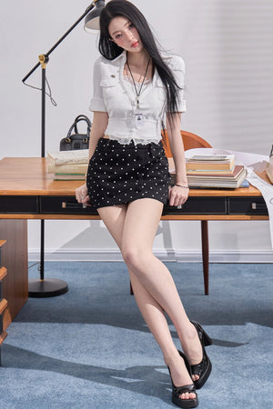Daffodil V-Neck Blouse Set-Up