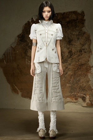 Dark Punk Cropped Pants