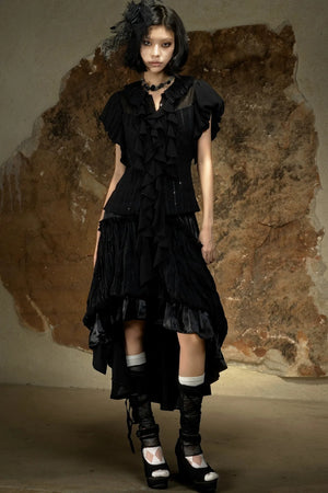 Dark Punk Retro Blouse