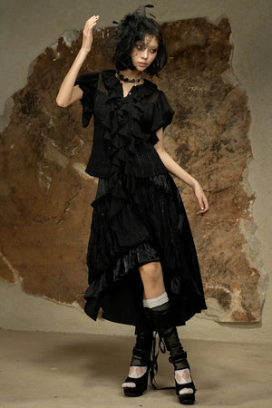 Dark Punk Retro Blouse