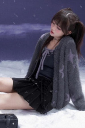 Dark Star Pleated Skirt
