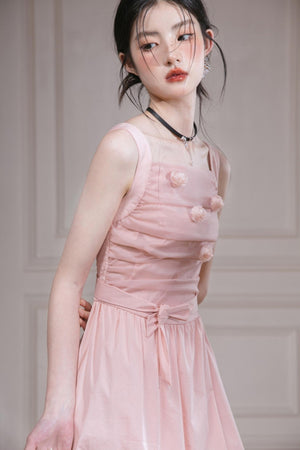 Daylight Floral Halter Dress